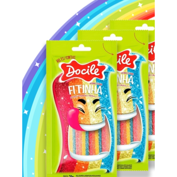 Жувальні  цукерки Docile Belts Fitihna Acido Лента цукром 70 г