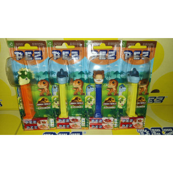 Набір Іграшка з цукерками PEZ Парк Юрського періоду (1+2)